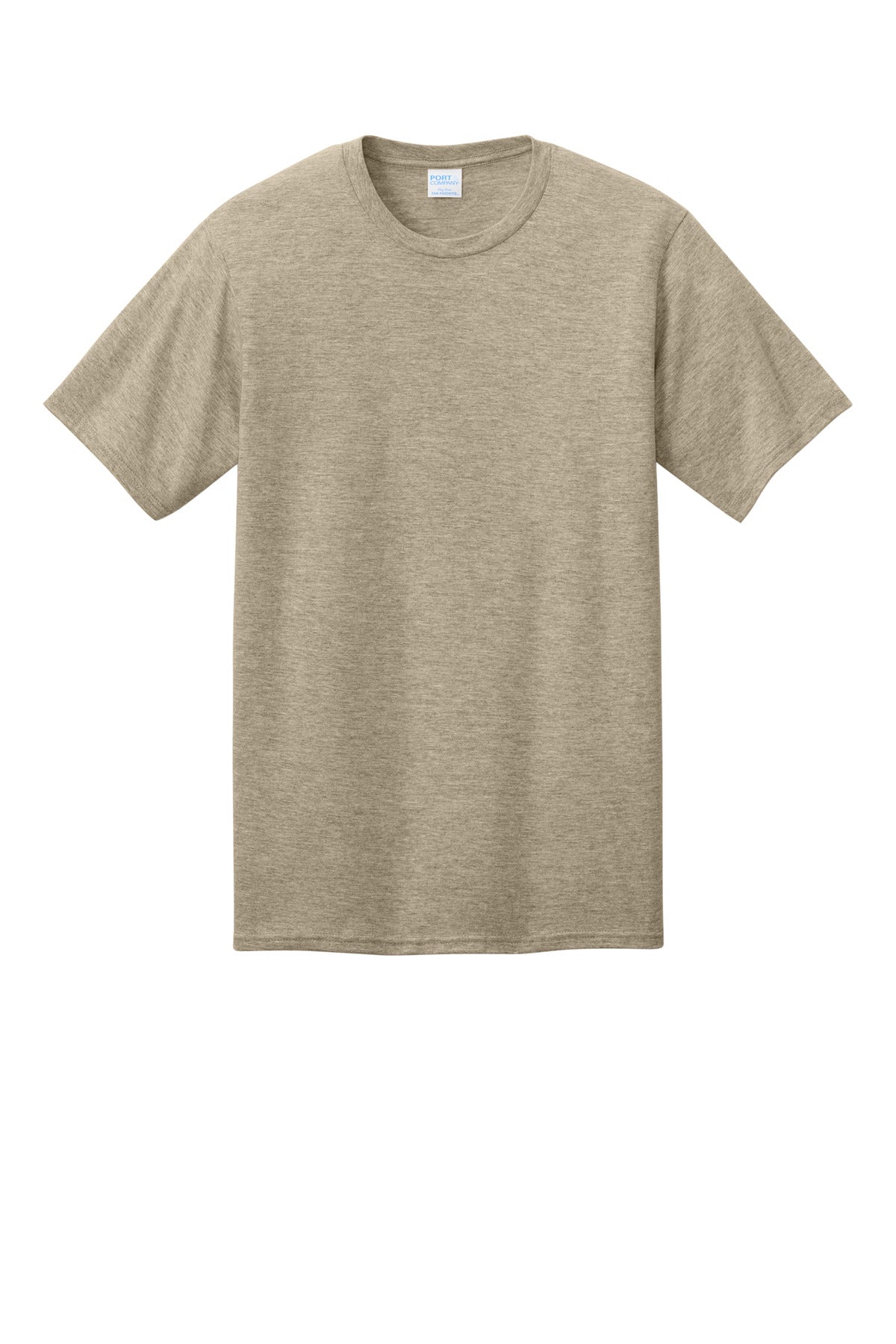 Front View of DsrtTanHtr Port & Co CVC Tee PC340