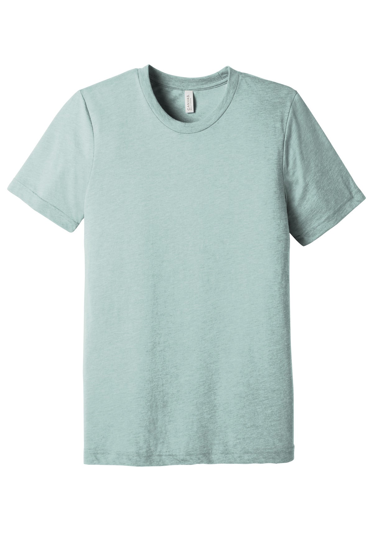 Front View of DstyBlu TB BELLA+CANVAS Unisex Triblend Short Sleeve Tee. BC3413