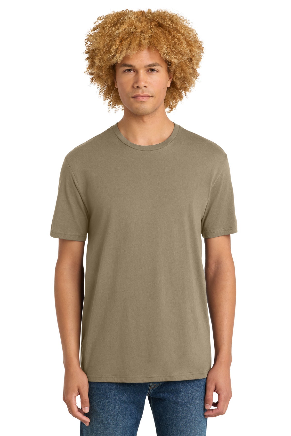 Front View of Dune District Perfect Weight Tee. DT104