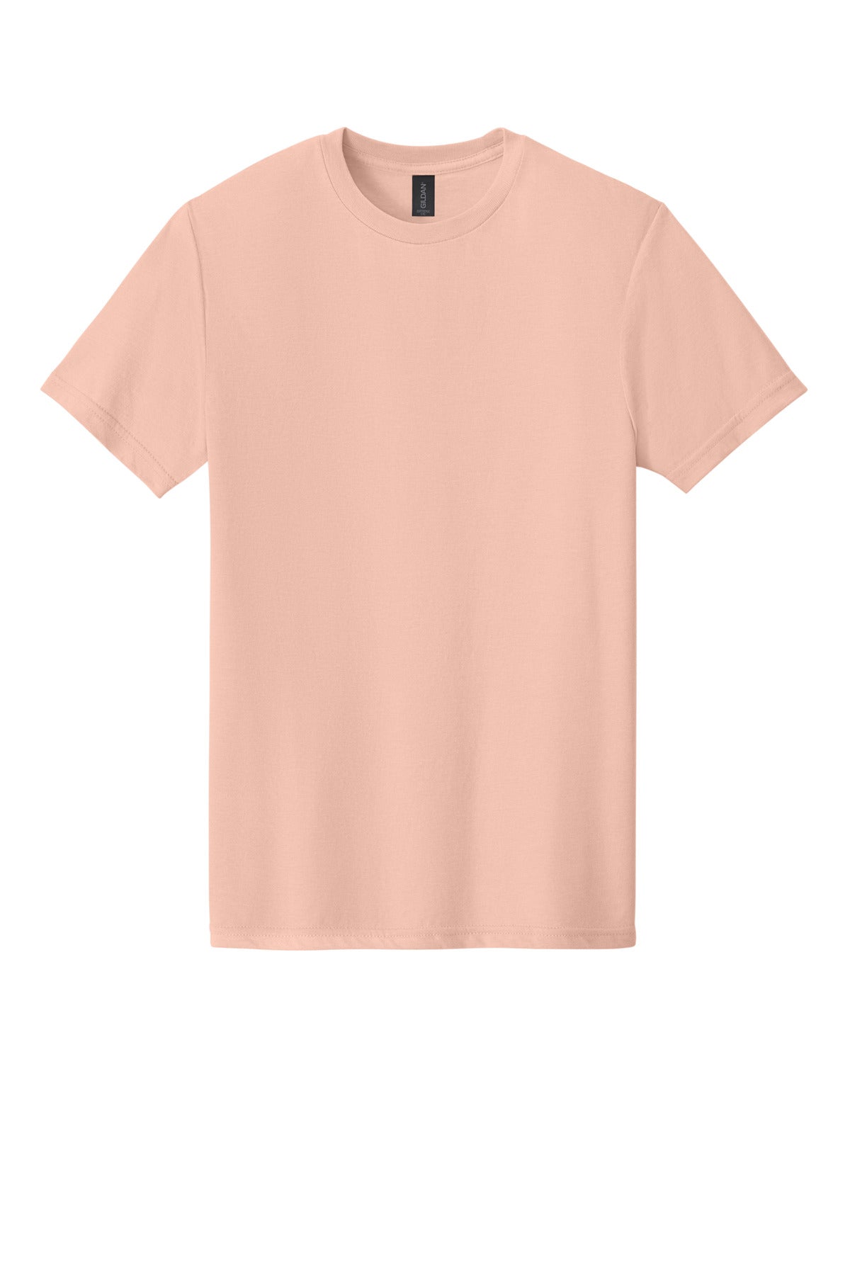 Front View of DustyRose Gildan Softstyle CVC Tee 64000CVC