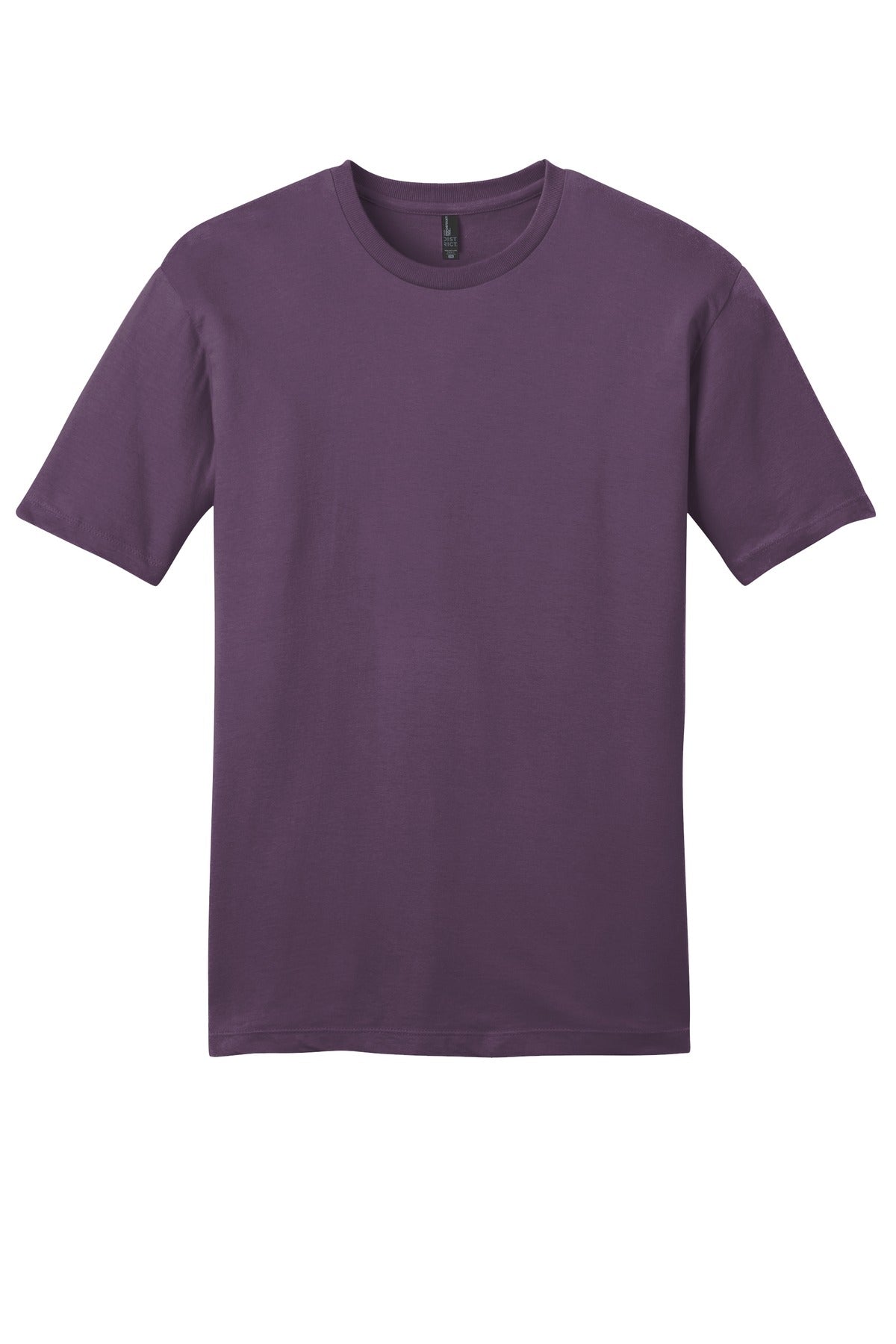 Front View of Eggplant District Very Important Tee . DT6000
