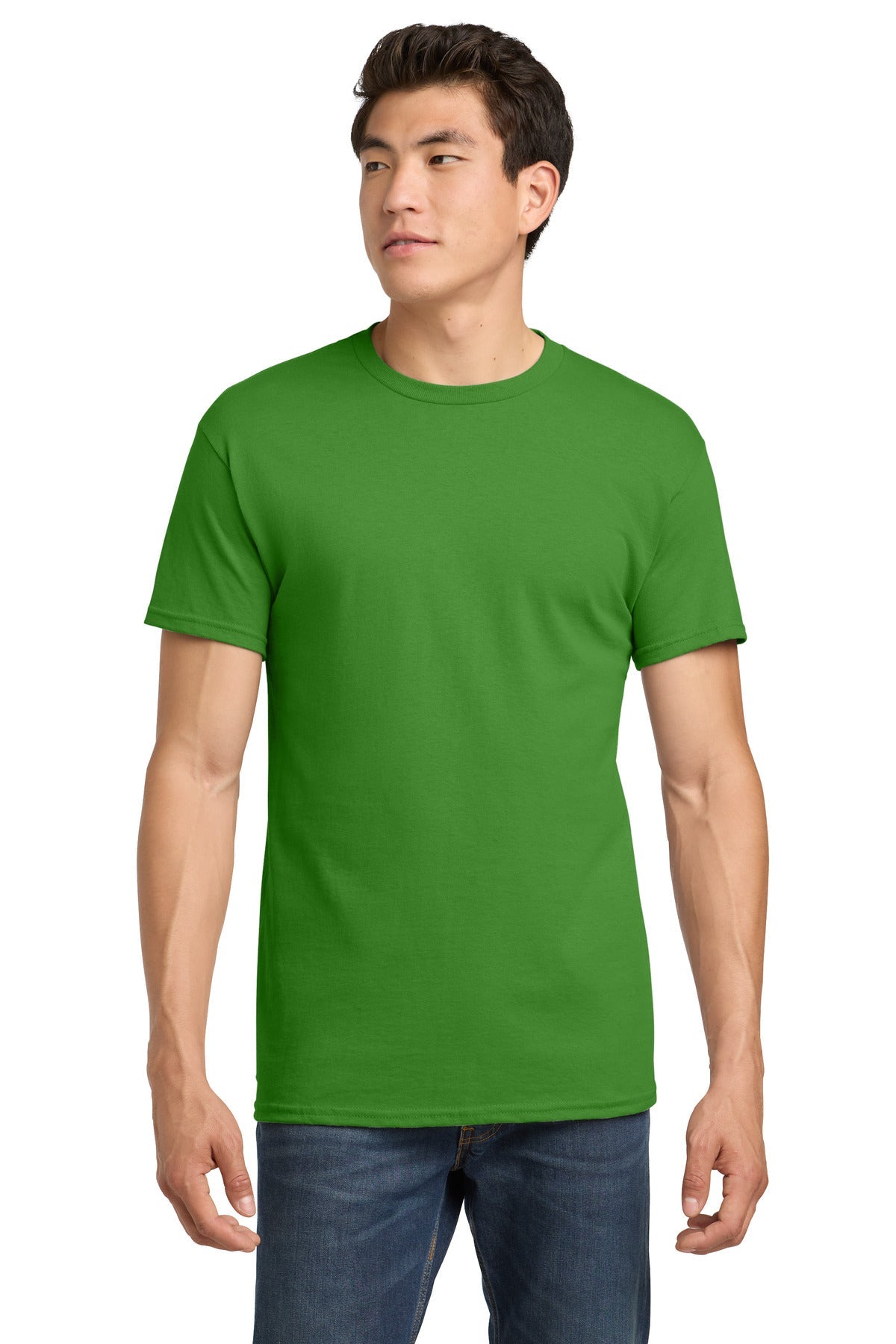 Front View of ElecGreen Gildan - Heavy Cotton 100% Cotton T-Shirt. 5000