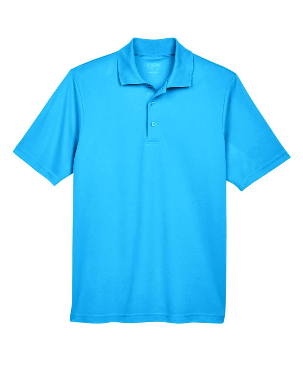 Front View of Electric Blue Men's Origin Performance Piqué Polo - 88181