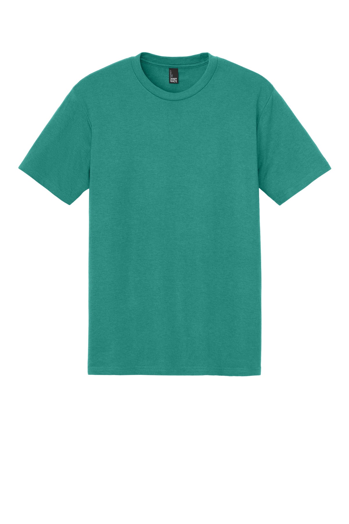 Front View of EuclptusBl District Perfect Tri Tee. DM130