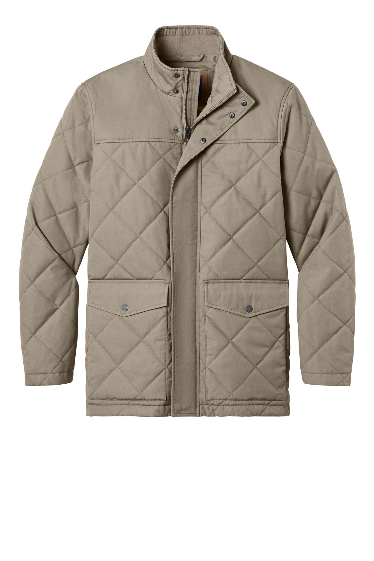 Front View of FieldKhaki Brooks Brothers Field Coat BB18605