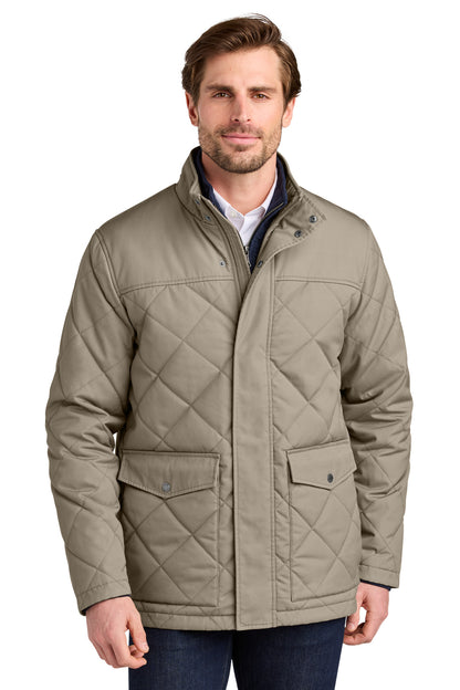 Front View of FieldKhaki Brooks Brothers Field Coat BB18605