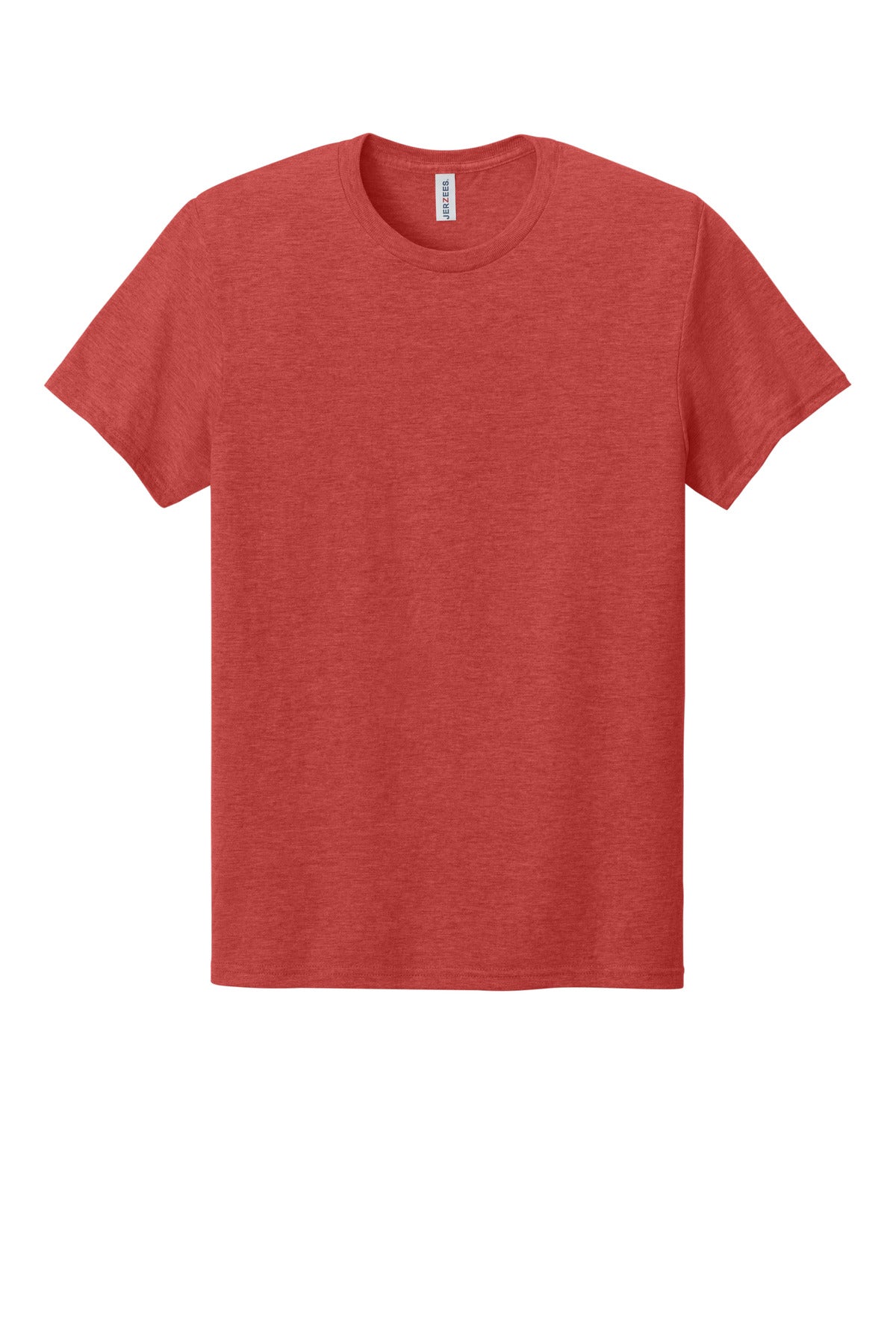 Front View of FieryRdHt Jerzees Premium Blend Ring Spun T-Shirt 560M