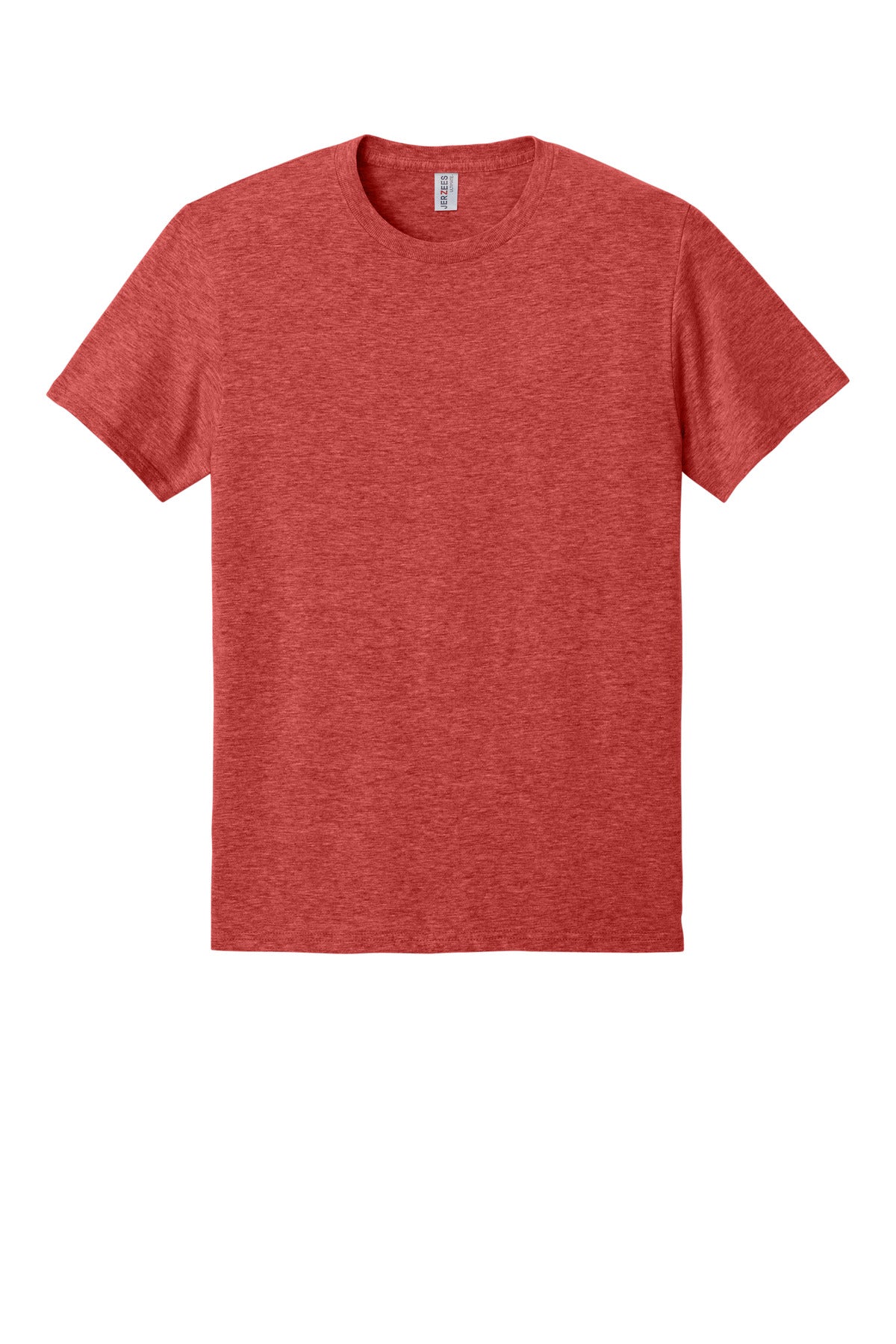 Front View of FieryRdHt Jerzees Ultimate Unisex Ring Spun T-Shirt IC46M