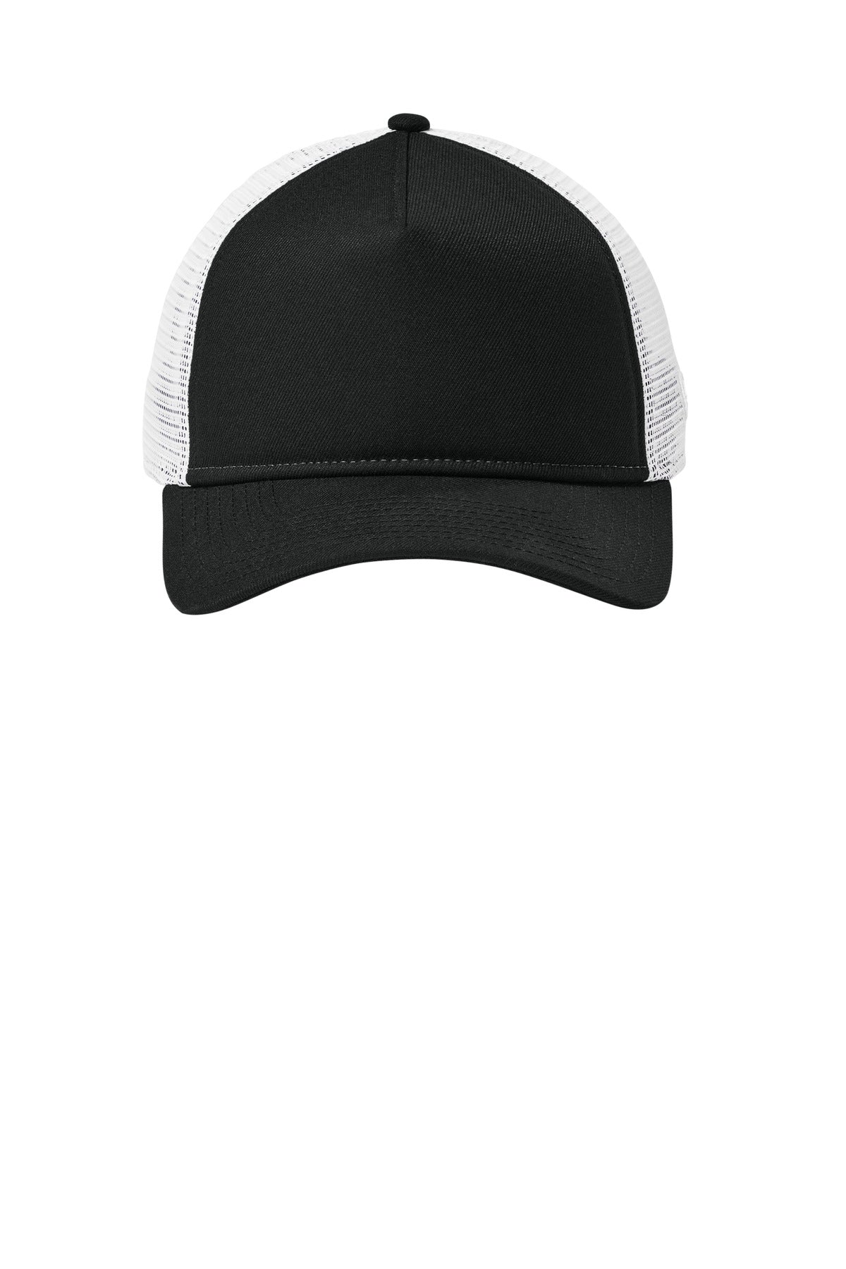 Front View of FlagBk/Wht New Era A-Frame Snapback Mesh Back Cap NE212