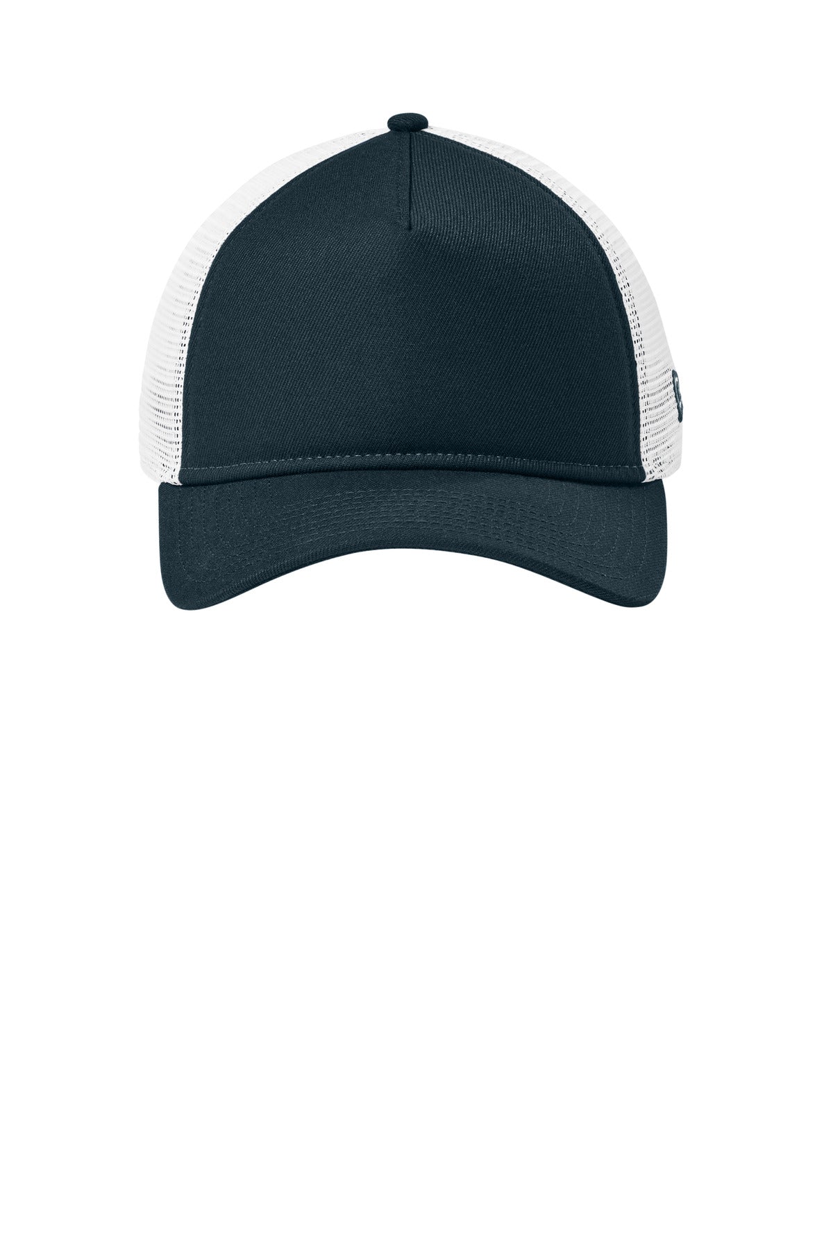 Front View of FlagDpNv/W New Era A-Frame Snapback Mesh Back Cap NE212