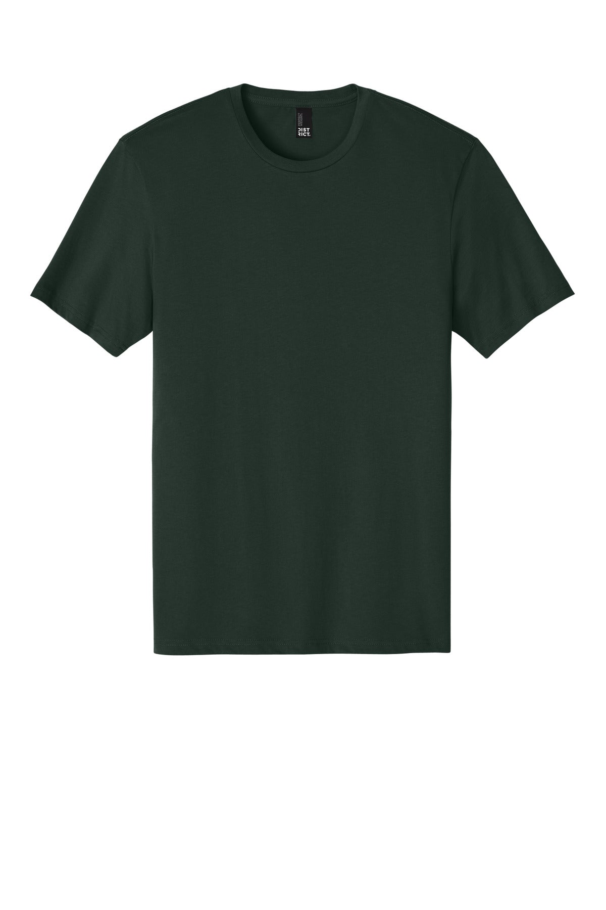 Front View of Forest Green District Perfect Weight Tee. DT104