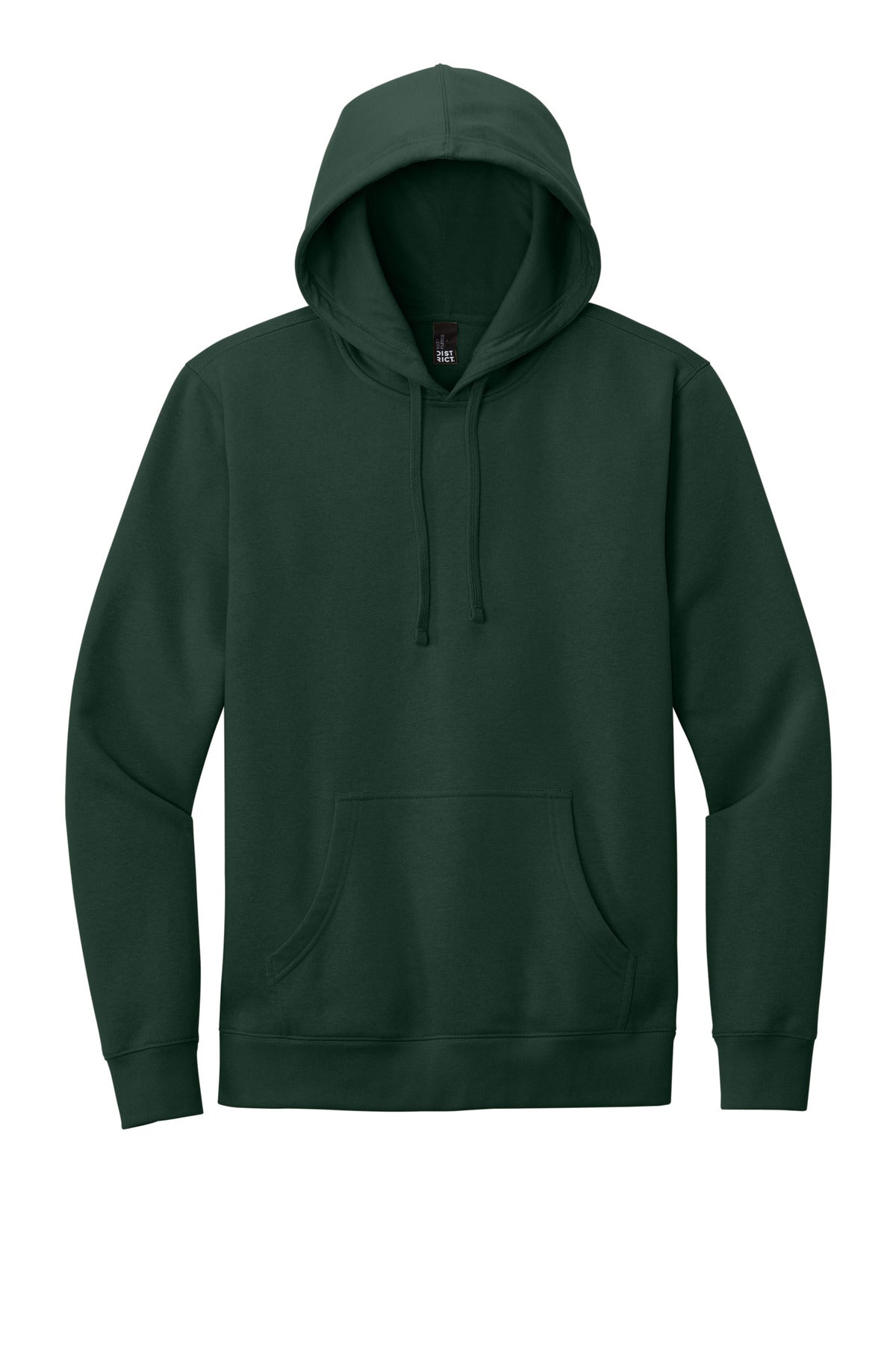 Front View of Forest Green District V.I.T. Fleece Hoodie DT6100