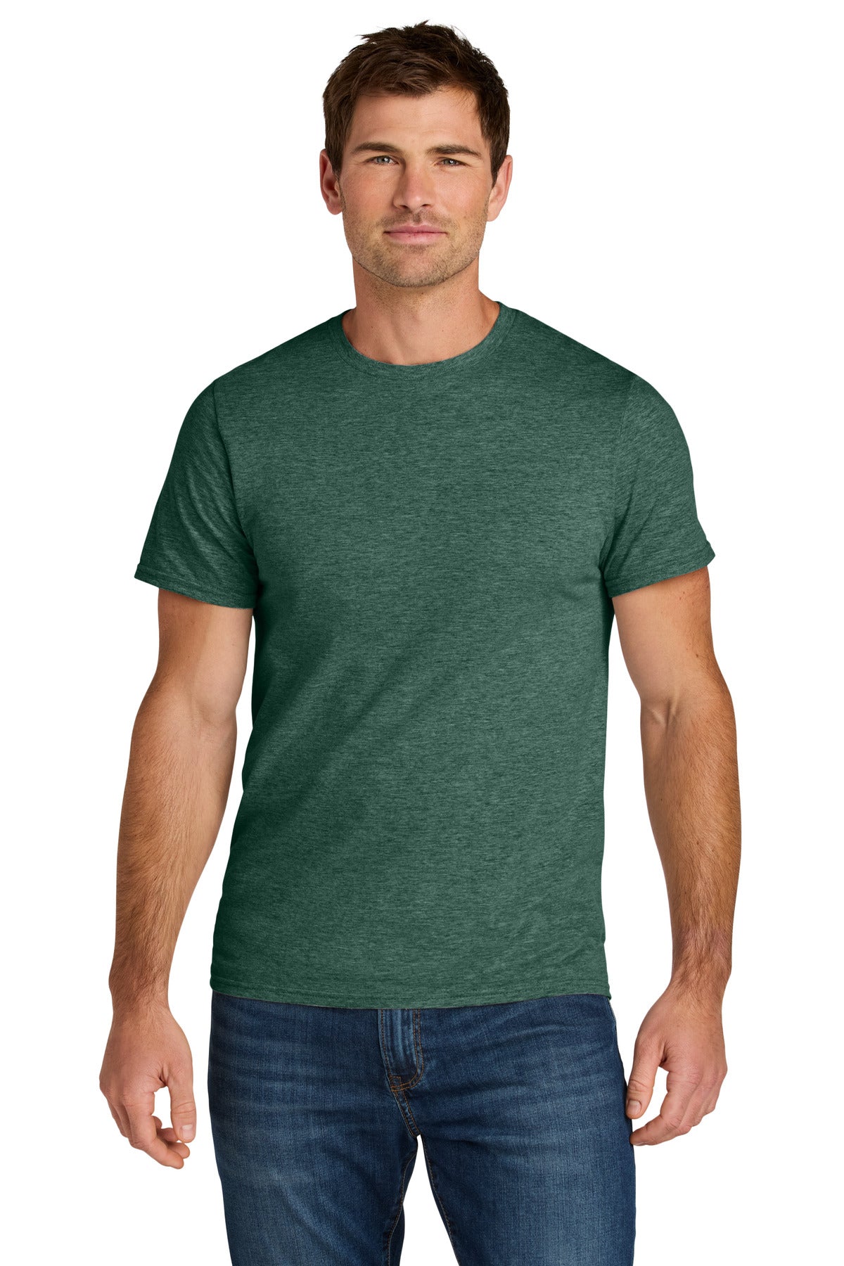 Front View of ForestGnHt Jerzees Ultimate Unisex Ring Spun T-Shirt IC46M
