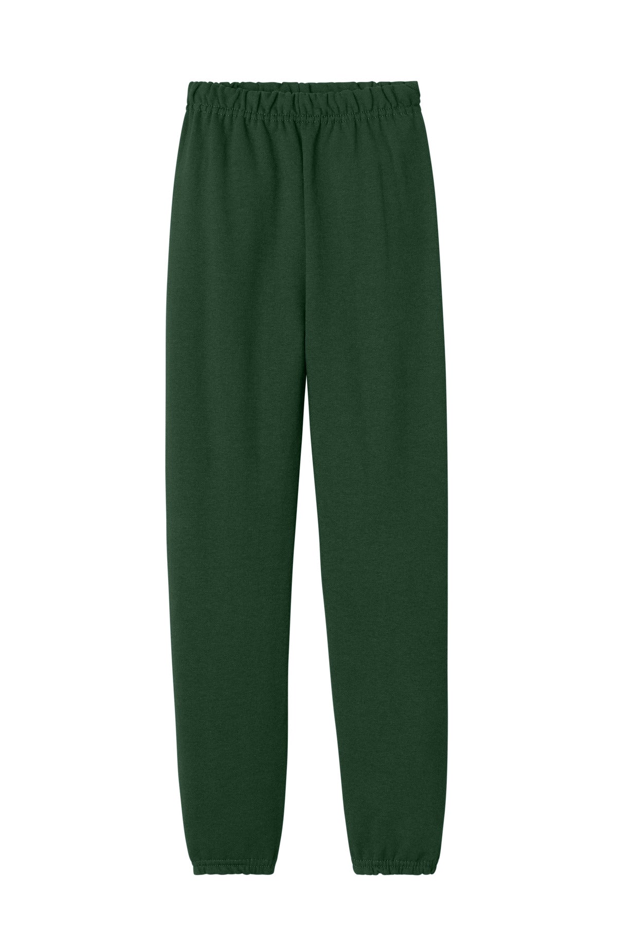 Front View of ForestGrn Jerzees Youth NuBlend Sweatpant 973B