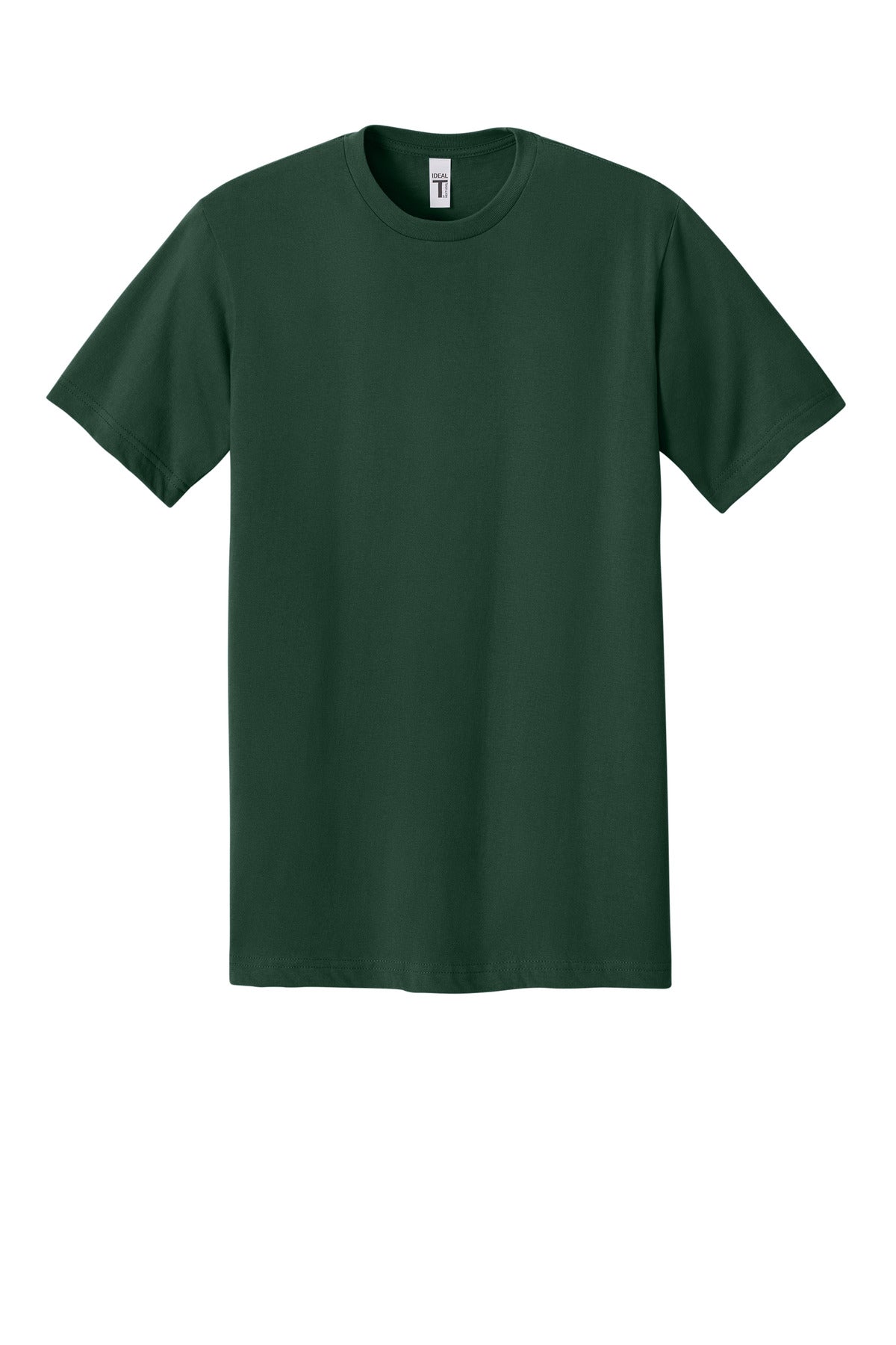 Front View of ForestGrn Next Level Apparel Ideal Jersey Tee NL1810