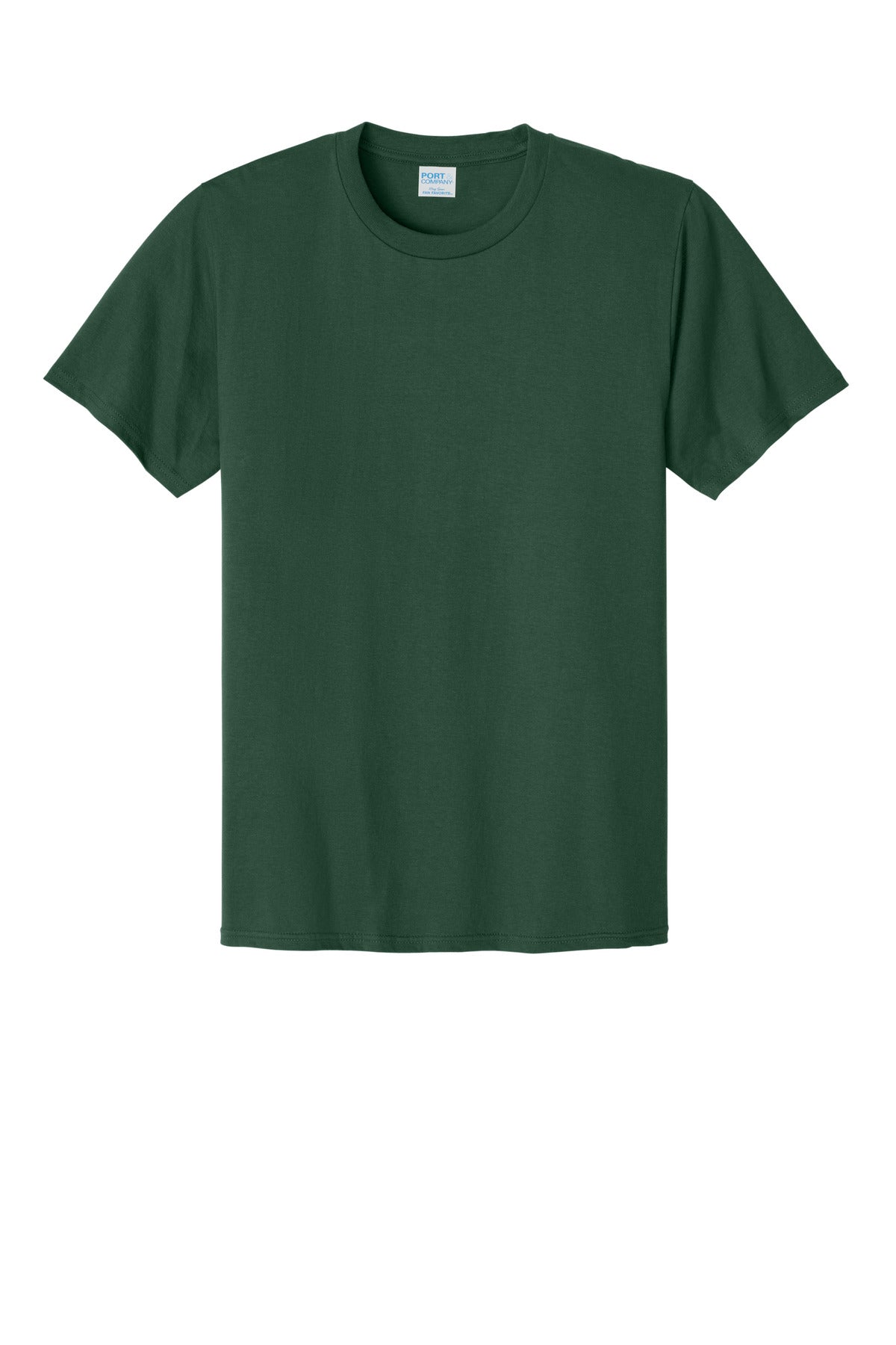 Front View of ForestGrn Port & Co CVC Tee PC340