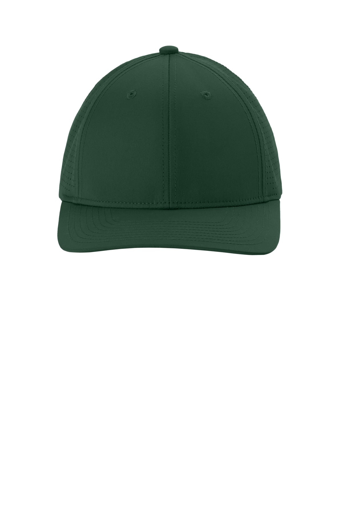 Front View of ForestGrn Sport-Tek Pro-Cut Adjustable Cap STC65
