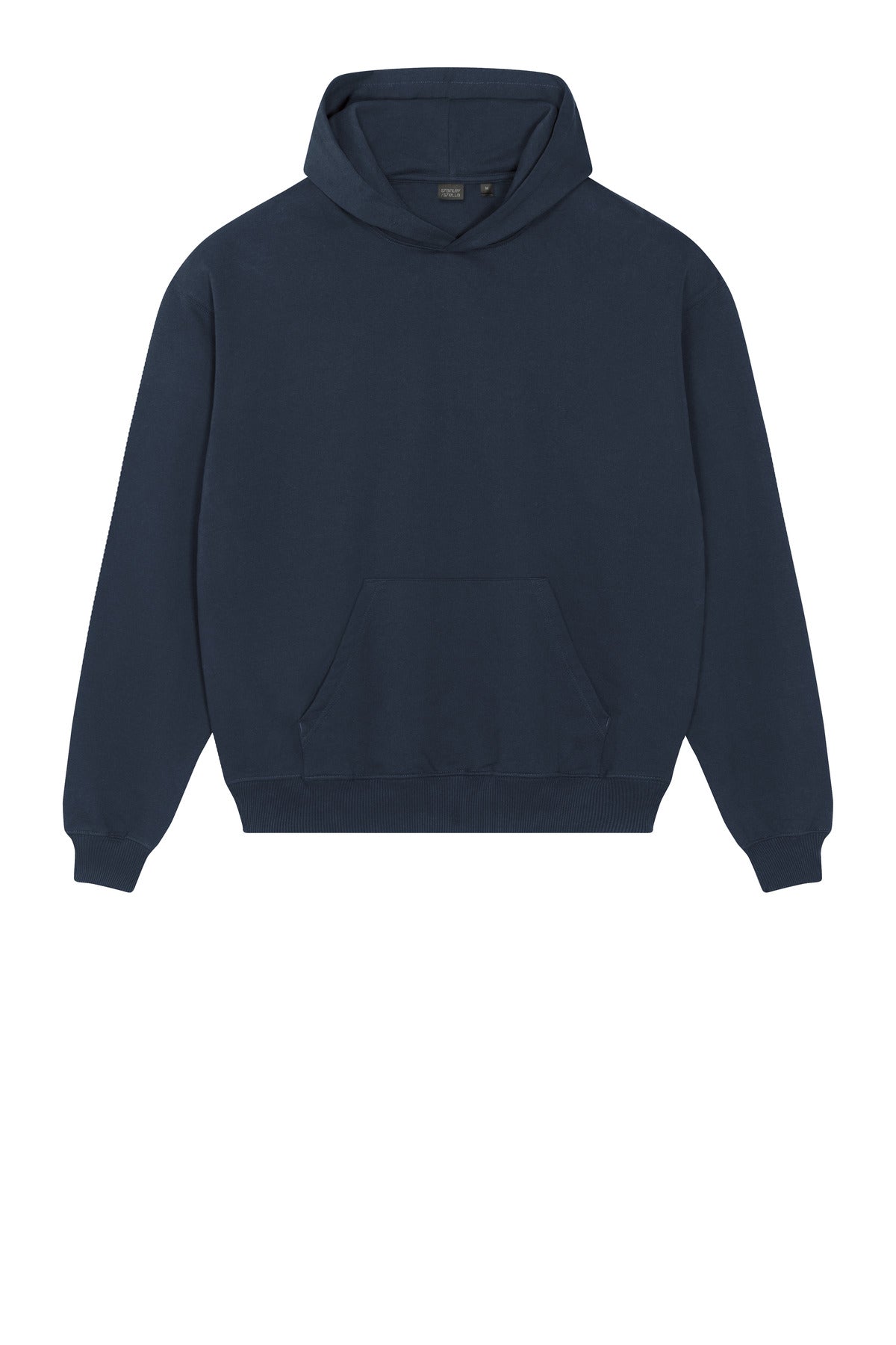 Front View of FrenchNavy Stanley/Stella Unisex Cooper Dry Hooded Sweatshirt SXU028