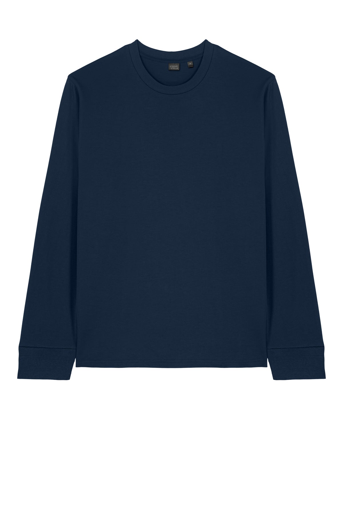 Front View of FrenchNavy Stanley/Stella Unisex Creator 2.0 Long Sleeve Tee SXU022