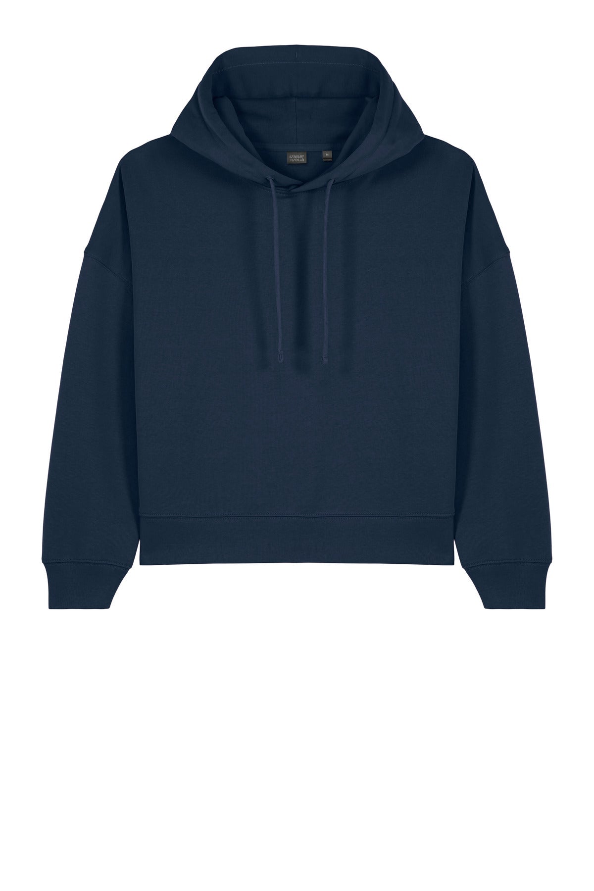 Front View of FrenchNavy Stanley/Stella Women's Stella Nora Hooded Sweatshirt SXW035