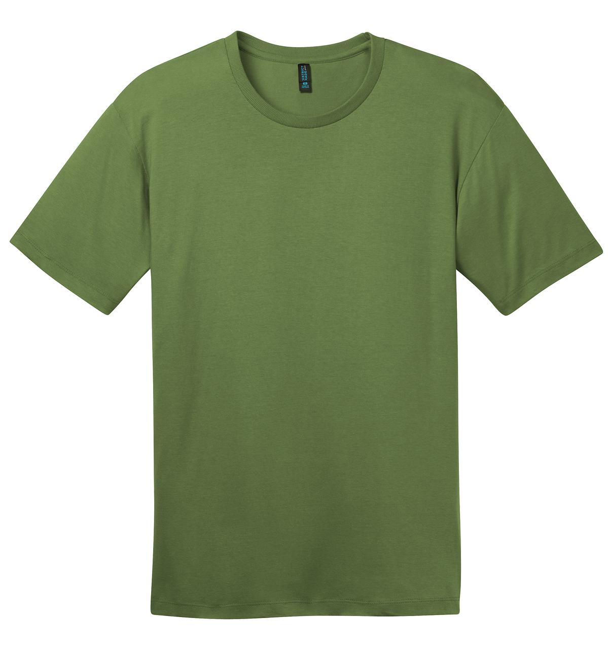 Front View of Fresh Fatigue District Perfect Weight Tee. DT104