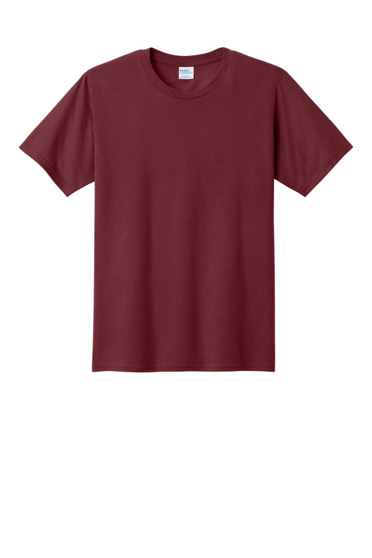Front View of Garnet Port & Co Fan Favorite Tee. PC450