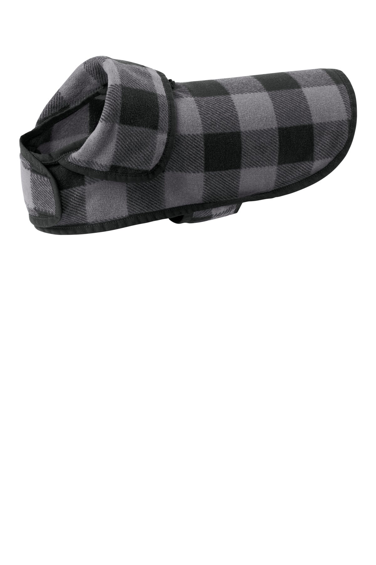 Front View of G/BkBfflCk Port Authority Pet Fleece Jacket PE100