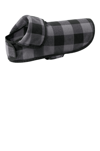 Front View of G/BkBfflCk Port Authority Pet Fleece Jacket PE100