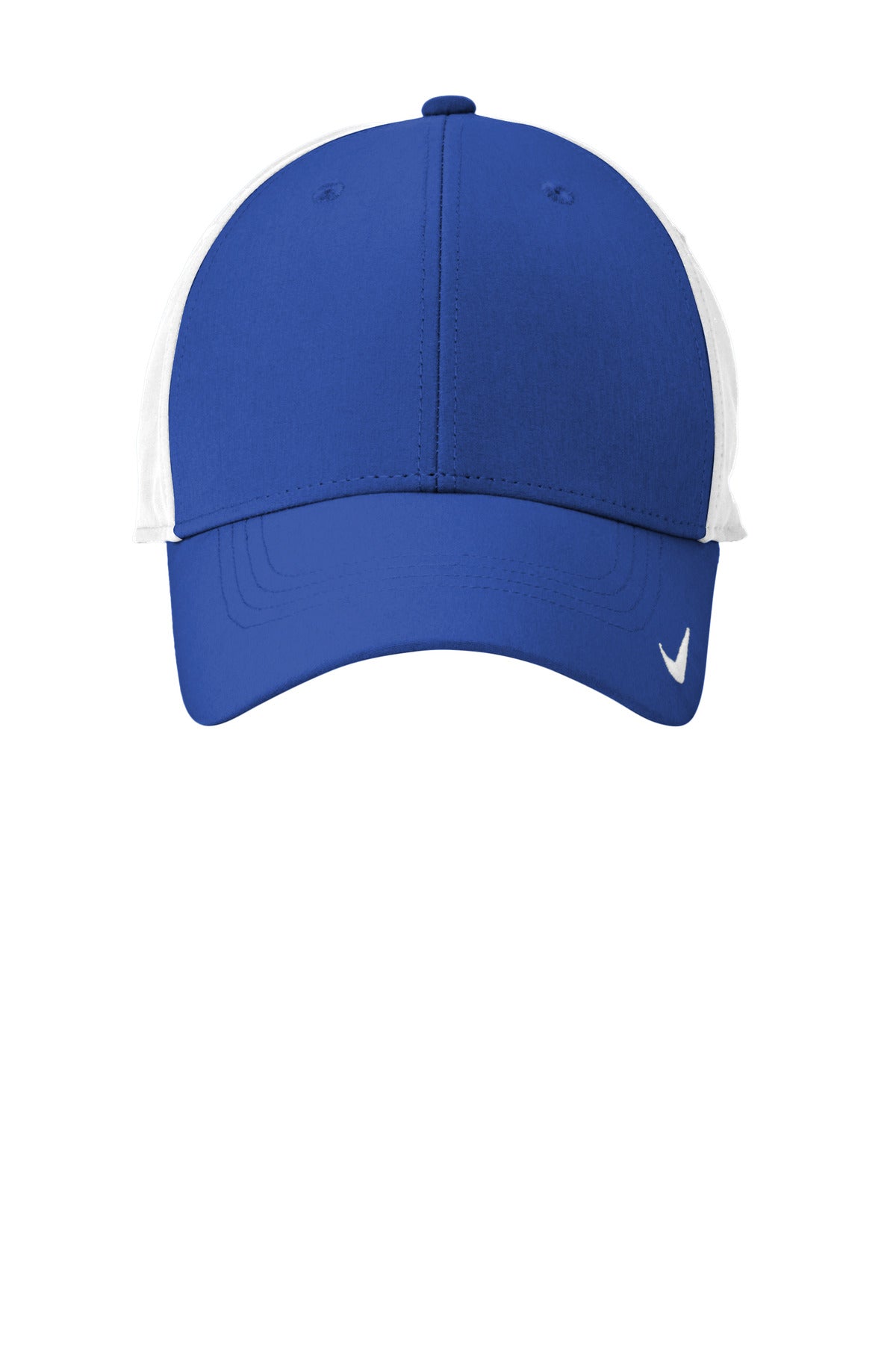 Front View of GmRy/White Nike Dri-FIT Legacy Cap NKFB6447