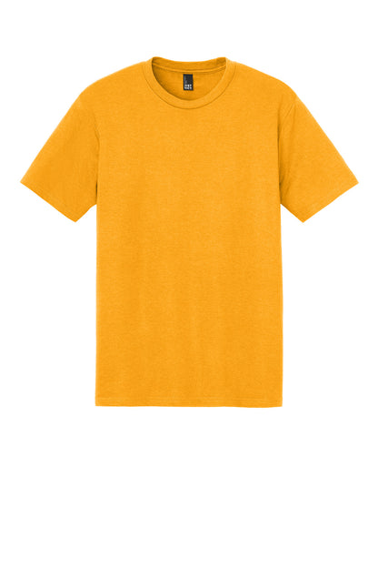 Front View of Gold District Perfect Tri Tee. DM130
