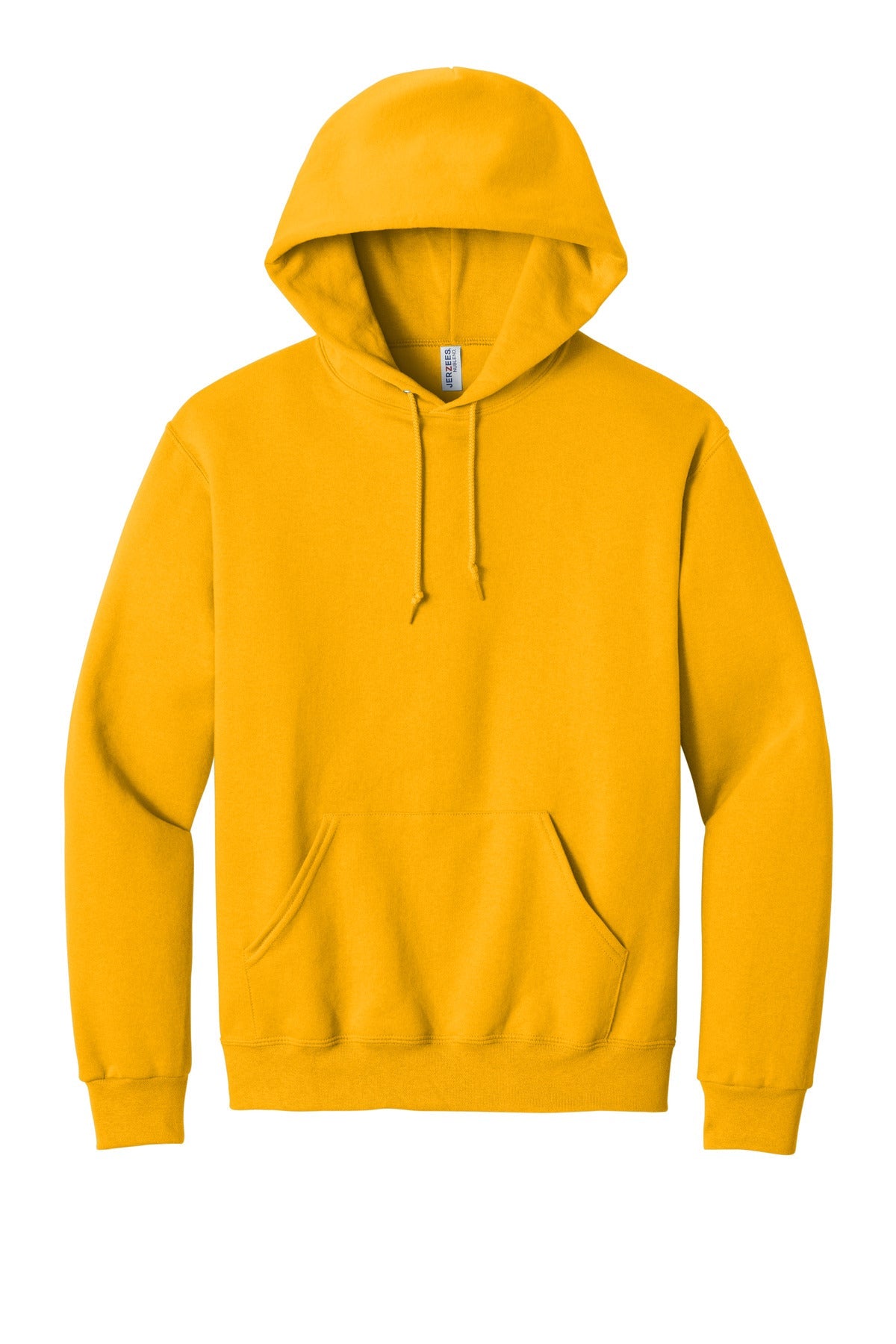 Front View of Gold Jerzees NuBlend Pullover Hooded Sweatshirt. 996M