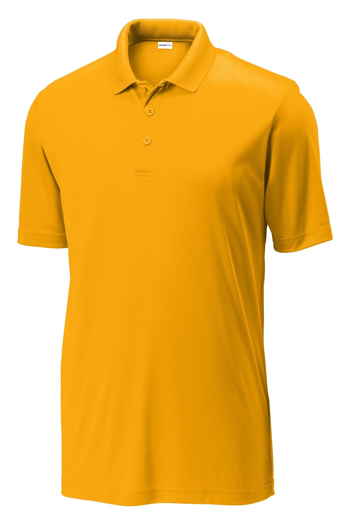 Front View of Gold Sport-Tek PosiCharge Competitor Polo. ST550
