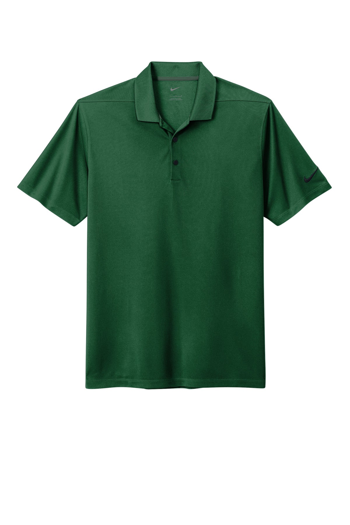 Front View of GorgeGreen Nike Dri-FIT Micro Pique 2.0 Polo NKDC1963
