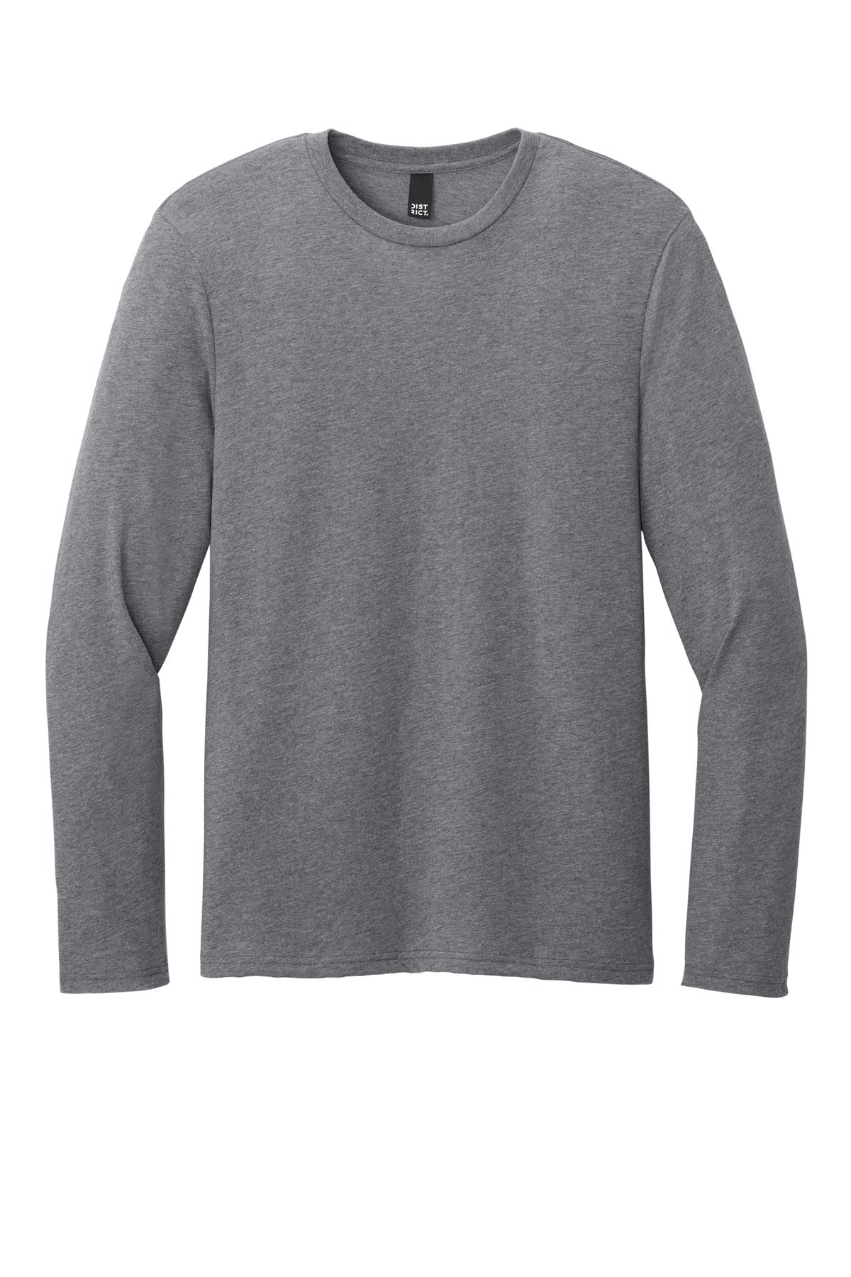 Front View of GphHeather District Perfect Weight CVC Long Sleeve Tee DT185