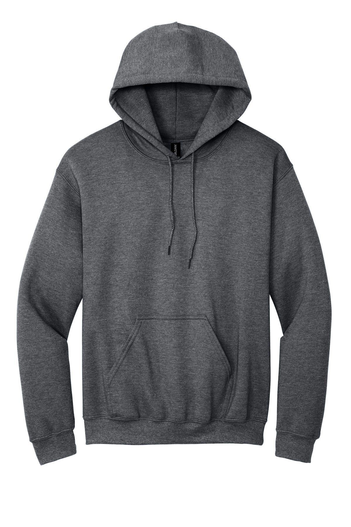 Front View of GphHeather Gildan - Heavy Blend Hooded Sweatshirt. 18500