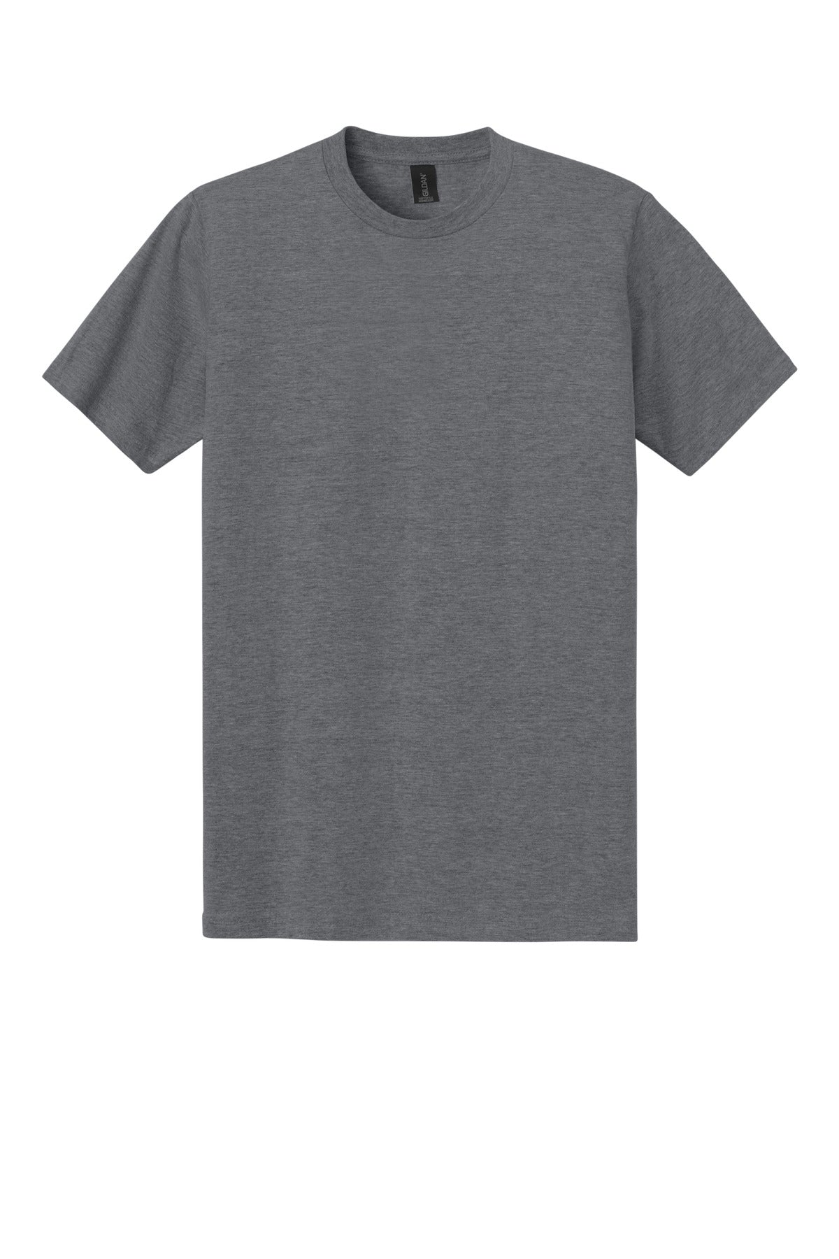 Front View of GphHeather Gildan Softstyle Midweight Tee 65000
