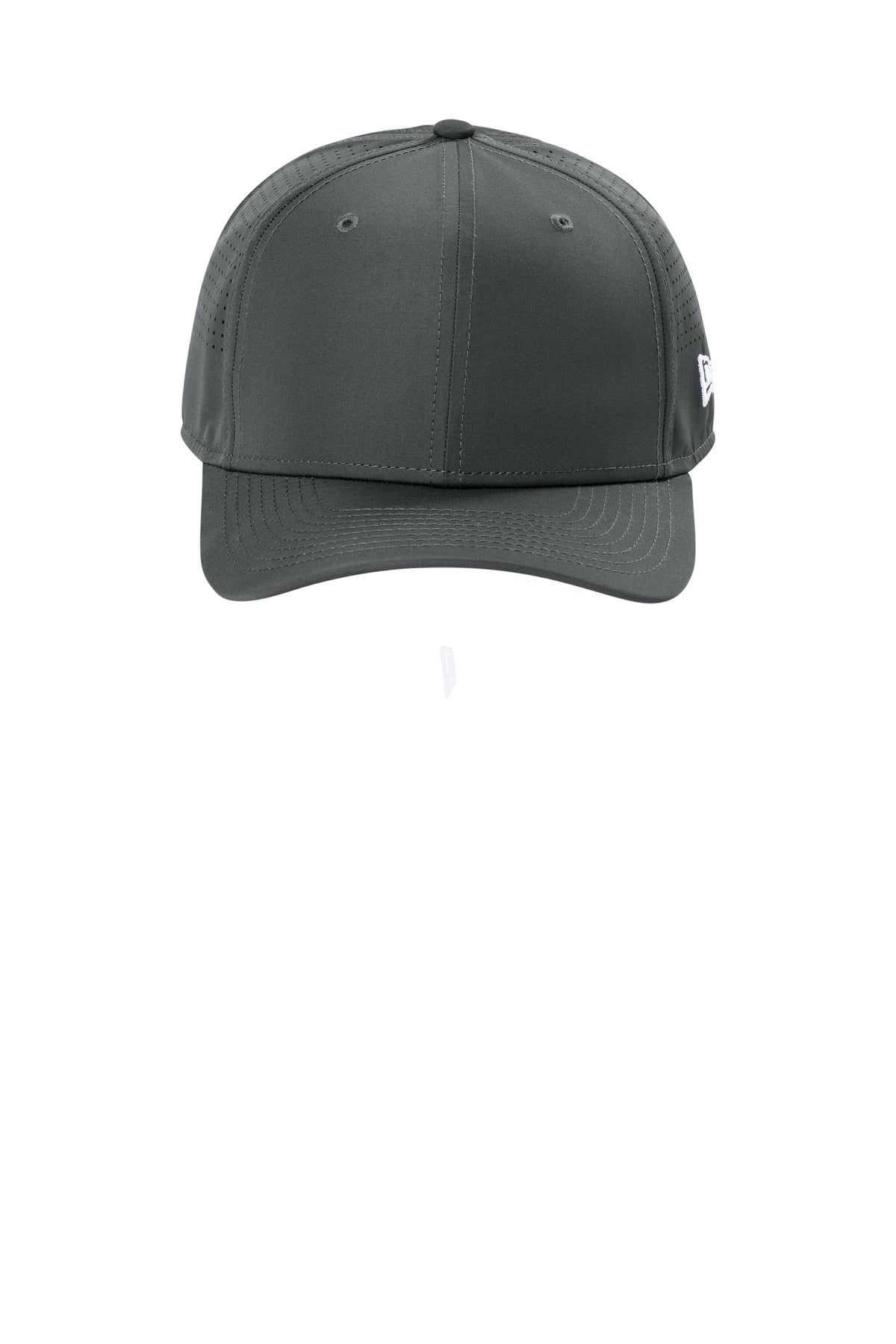 Front View of Graphite New Era 9SEVENTY Perforated Snapback Cap NE501