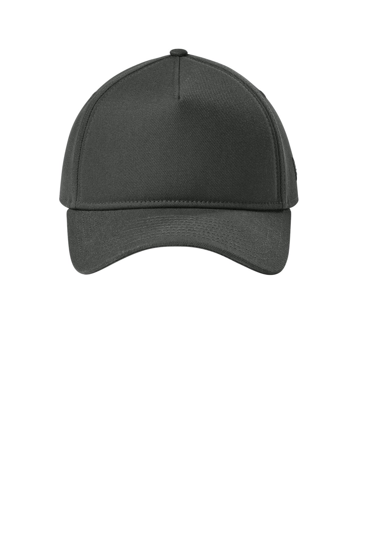 Front View of Graphite New Era A-Frame Snapback Cap NE211