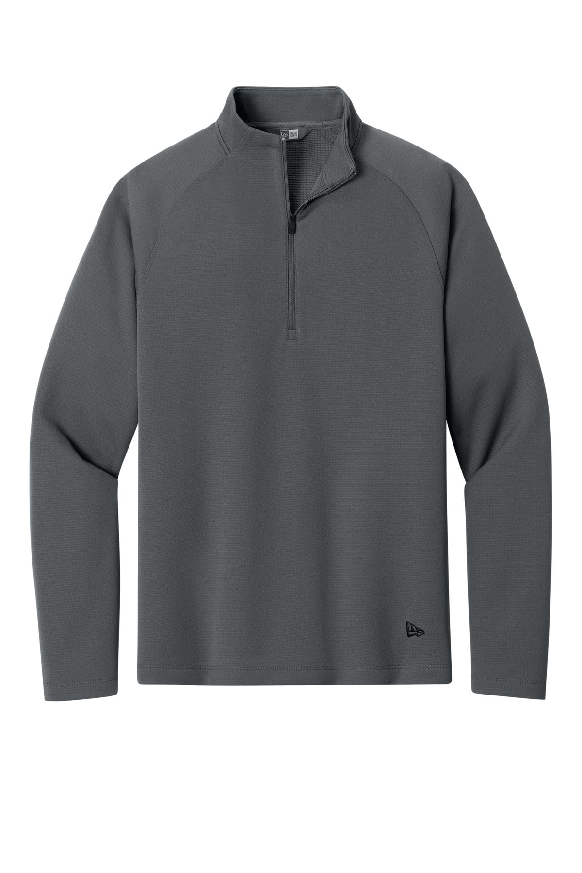 Front View of Graphite New Era Stand Out 1/4-Zip NEA515