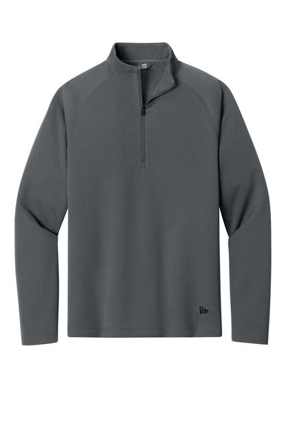 Front View of Graphite New Era Stand Out 1/4-Zip NEA515
