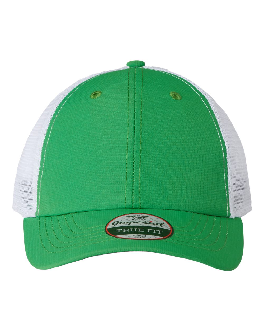 Front View of Grass/ White The Original Sport Mesh Cap - X210SM