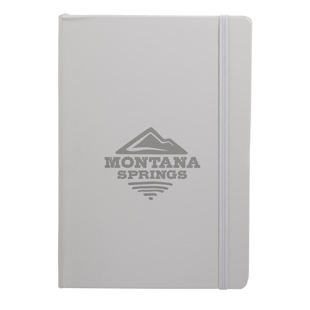 Front View of Gray LEUCHTTURM1917 5.75" x 8.25" Hardcover Notebook