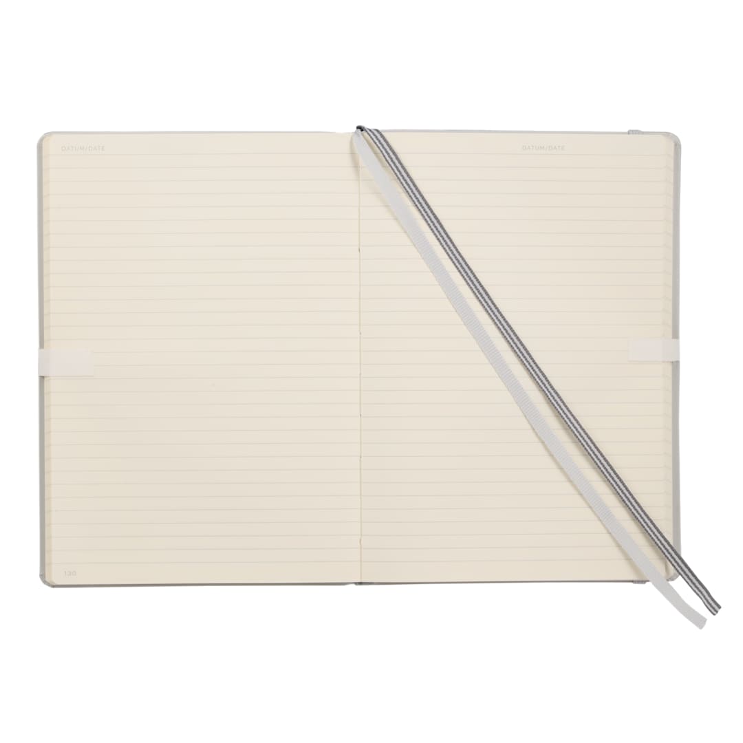 Front View of Gray LEUCHTTURM1917 5.75" x 8.25" Hardcover Notebook