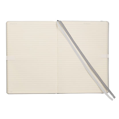Front View of Gray LEUCHTTURM1917 5.75" x 8.25" Hardcover Notebook