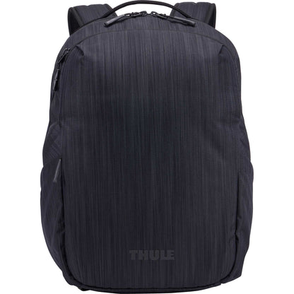 Front View of Gray Thule Recycled Stravan 2.0 Backpack plain