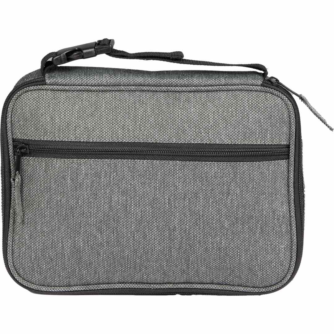 Front View of Gray Vila Recycled Travel Organizer plain