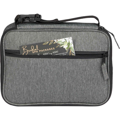 Front View of Gray Vila Recycled Travel Organizer plain