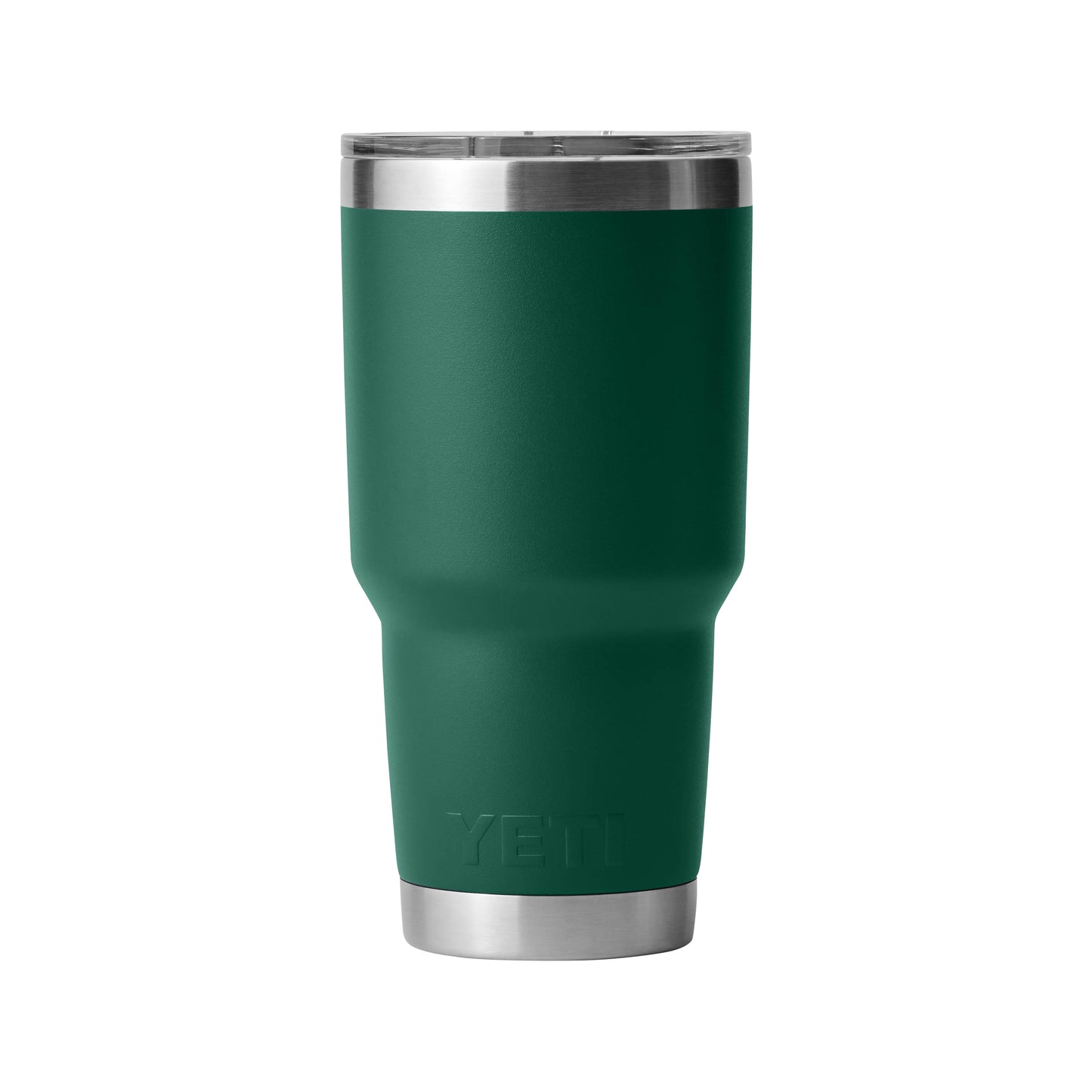 Front View of Green-Black-Forest Rambler® 30 oz Tumbler with MagSlider™ Lid plain
