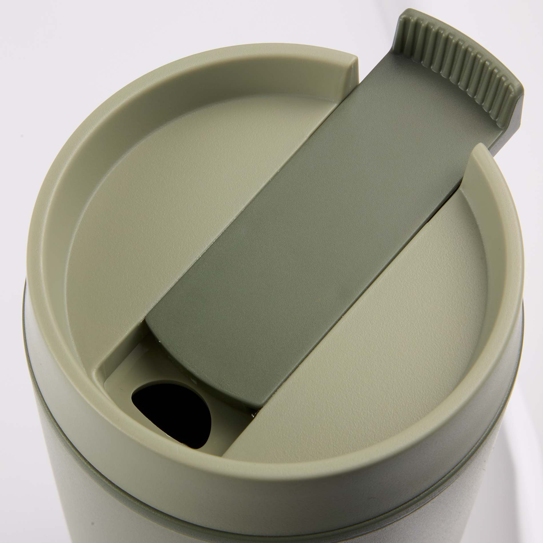 Front View of Green Grande 16oz Recycled Tumbler plain