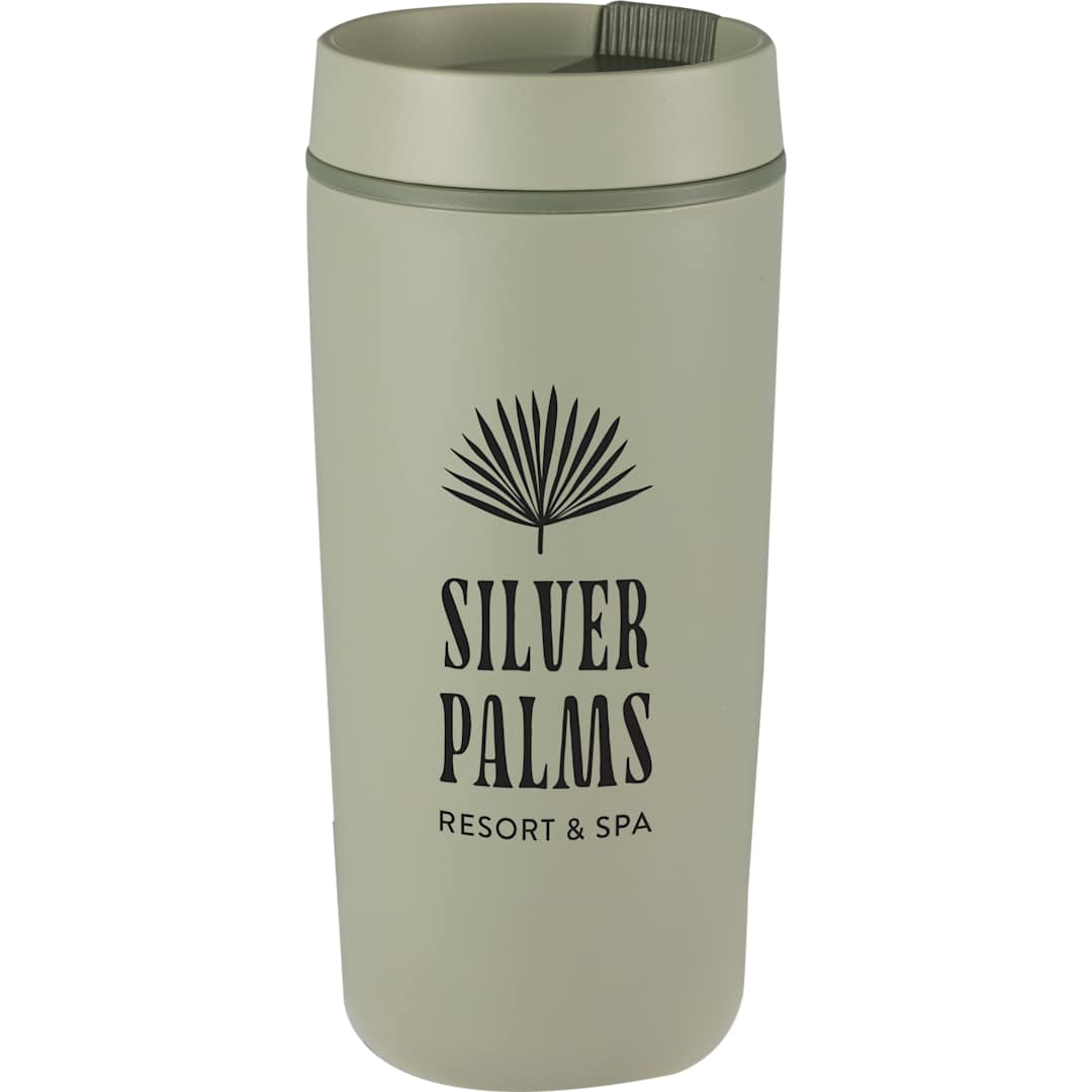 Front View of Green Grande 16oz Recycled Tumbler